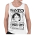 TANK TOP ONE PIECE WANTED LUFFY